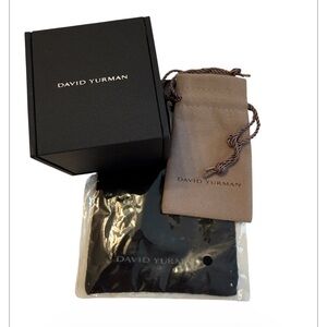 Authentic David Yurman Earring/Ring Box -Dust Bag & Polishing Cloth – Gift Ready